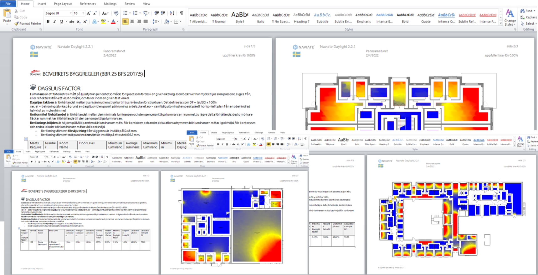 Analyse, visualise, and report daylight factor simulations with Naviate